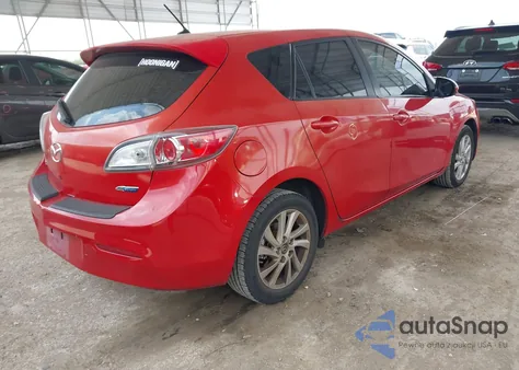 2013 Mazda Mazda3 I Touring from USA, damaged, VIN JM1BL1L71D1782081